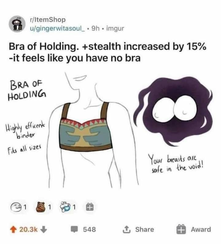 a woman's bra top with the words bra of hodling, and an image of