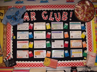 a bulletin board that says ar club on it