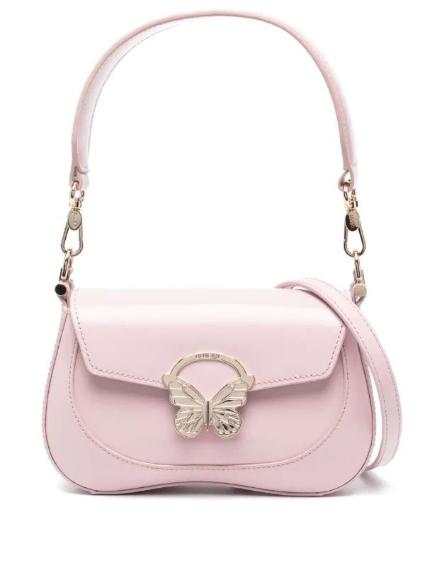 Butterfly Bags, Aesthetic Bags, Miu Miu Bag, Girly Bags, Fancy Bags, Pretty Bags, Cute Purses, Engraved Logo, Cute Bags