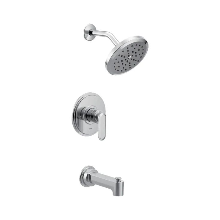 Treat yourself to an unparalleled showering experience with this exceptional shower!The Moen UT33323 tub/shower trim in chrome finish from the Greenfield collection comes complete with a deluxe shower head, a sturdy shower arm, a seamless flange, an elegantly designed escutcheon with a temperature indicator, and a comfortable handle for effortless control. This tub/shower trim is designed to fit the M-CORE 3-series valve system, which handles both pressure and temperature variations with unparalleled accuracy. So no matter the water flow, even as low as 2.5 GPM (9.5 L/min), you can trust this innovative system to deliver consistent water pressure and a stable temperature for a truly enjoyable shower experience. Additionally, it has a slip fit diverter tub spout that is 7-3/8 inches in leng Water Efficiency, Tub Spout, Tub Shower, Tub And Shower Faucets, Faucet Handles, Shower Arm, Installation Manual, Shower Valve, Water Pressure