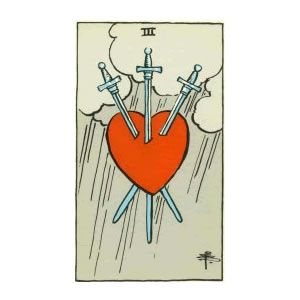 an image of a heart with swords in the middle and words above it that say i love you