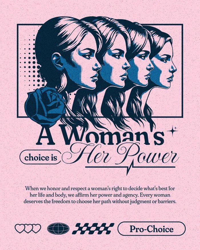 a woman's hair power ad with three women