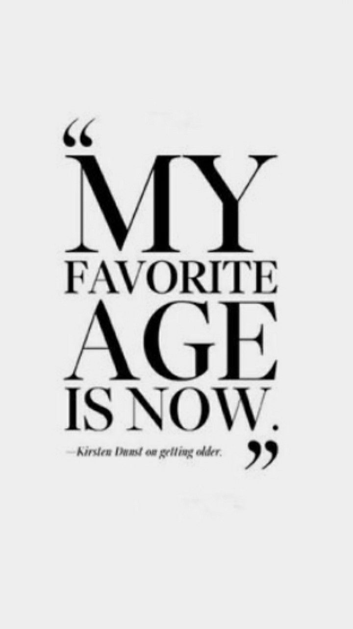 a black and white poster with the words my favorite age is now