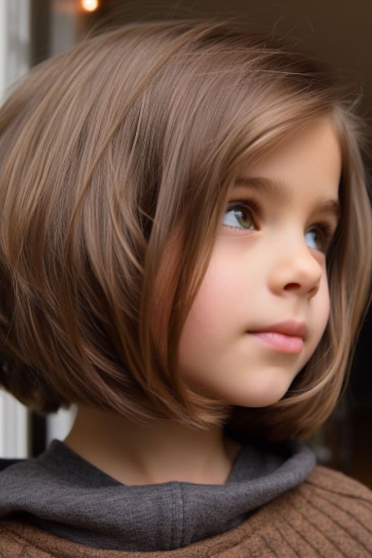 Bob Haircut Girls Little Kids, Bob Haircut For Girls Kids, Short Hairstyles For Kids Girl, Kid Haircuts Girl, Girl Bob Haircut Kids, Toddler Short Haircut, Toddler Girl Bob Haircut, Short Hairstyle Girls Kids, Short Haircut For Girls Kids