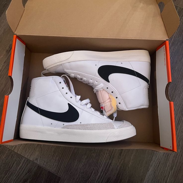 Brand New Nike Blazer Mid ‘77 Blazer Nike Mid 77, Nike Blaser Mid 77, Cute Air Jordans For Women, Nike Blazer Mid '77, White High-top Skate Shoes For Everyday Wear, Hoco Shoes Sneakers, Nike Blazer Mid 77 Aesthetic, Nike Blazers Mid 77's, Shoes For Women 2024