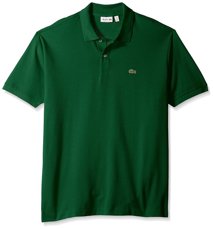 Check out the Lacoste Men's Short Sleeve Pique L.12.12 Original Fit Polo Shirt and other Lacoste at DressCodeClothing.com René Lacoste, Relaxed Elegance, Khaki Pants Men, Lacoste Men, Pique Polo Shirt, Green Shirt, Leather Goods, 12 12, Men Short Sleeve