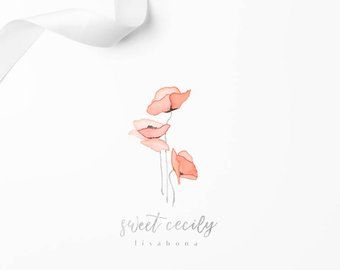 a watercolor painting of pink flowers on white paper with the words sweet cecies