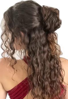 Cornrows Ideas, Sunkissed Hair, Curly Hair Tutorial, Quinceanera Hairstyles, Hoco Hairstyles, Curly Hair Styles Easy, Clip Hairstyles, Hair Women, Long Natural Hair