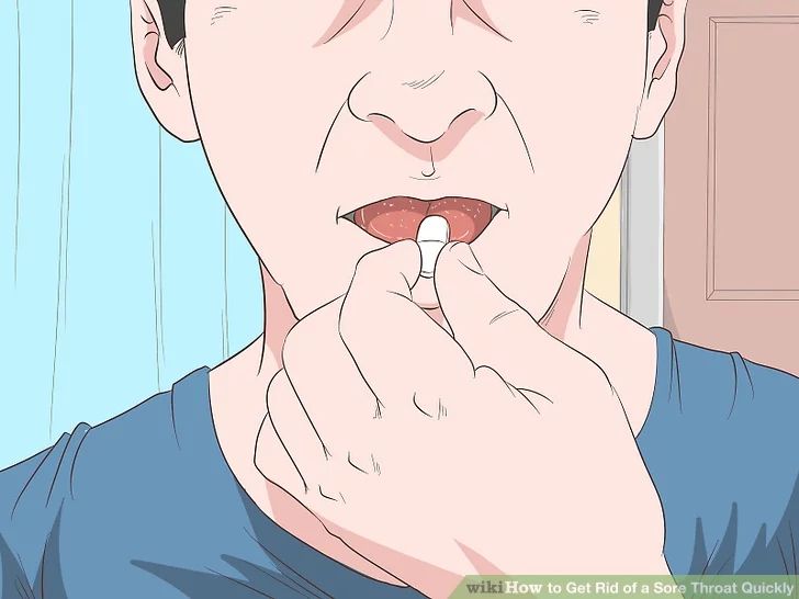 How to Get Rid of a Sore Throat Quickly (with Pictures) - wikiHow Mucus In Throat, Heal Sore Throat, Cat Tshirt Design, Throat Remedies, Sore Throat Remedies, Throat Infection, Throat Spray, Strep Throat, Natural Health Care