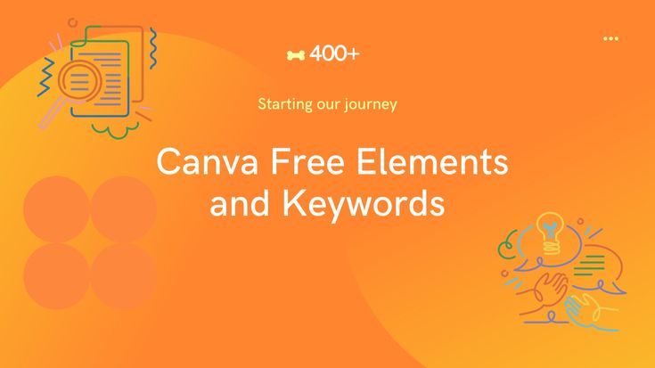 400+ Canva Free Elements and Keywords