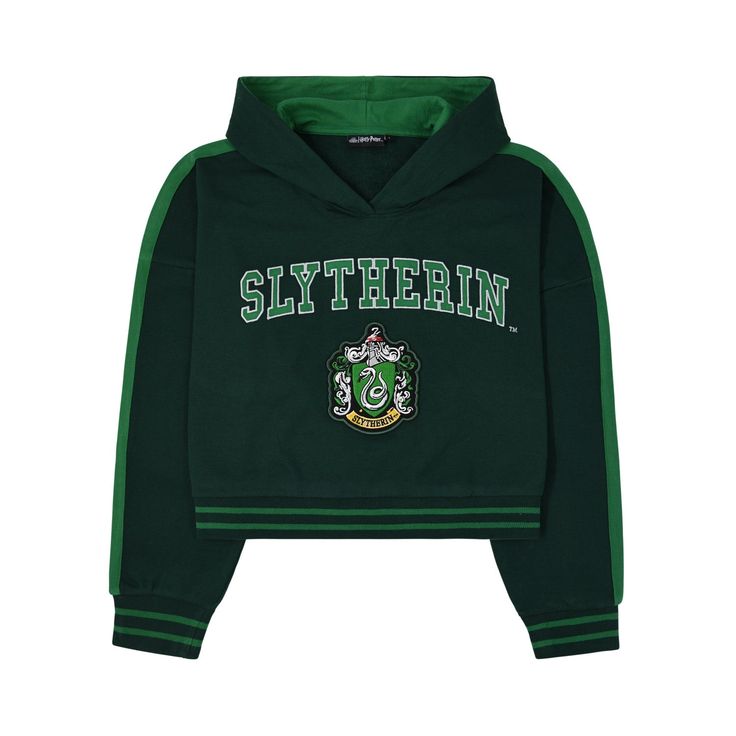 Model: FAHP2141_GREEN Slytherin Shirt, Slytherin Outfit, Slytherin Wallpaper, Slytherin Fashion, Cute Animal Quotes, Hood Pattern, Slytherin House, Harry Potter Decor, Harry Potter Outfits