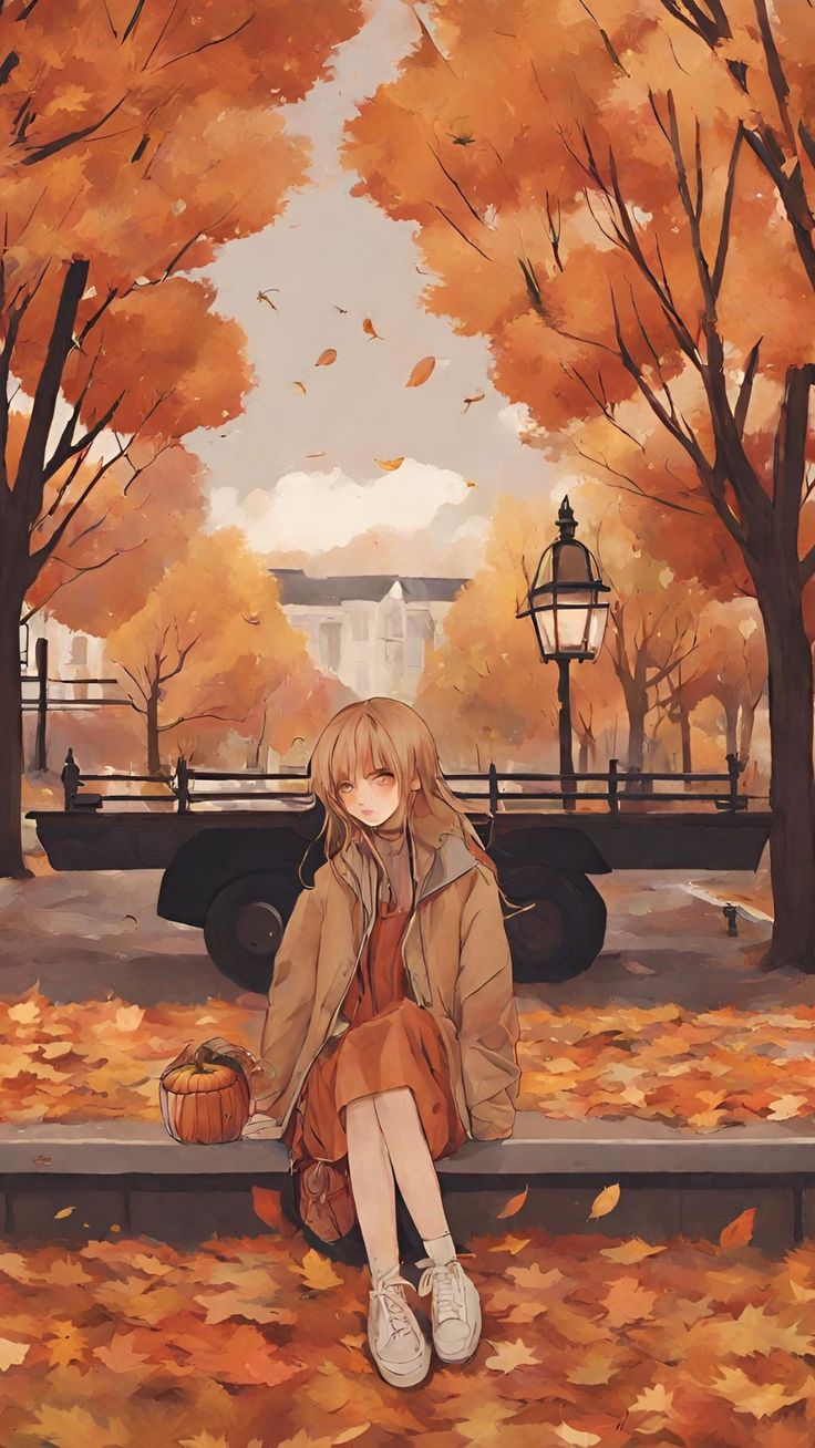 Anime Fall Background, Autumn Aesthetic Anime, Anime Fall Wallpaper, Autumn Anime Pfp, Anime Fall Aesthetic, Fall Anime Wallpaper, Fall Anime Aesthetic, Fall Anime Pfp, Autumn Anime Wallpaper