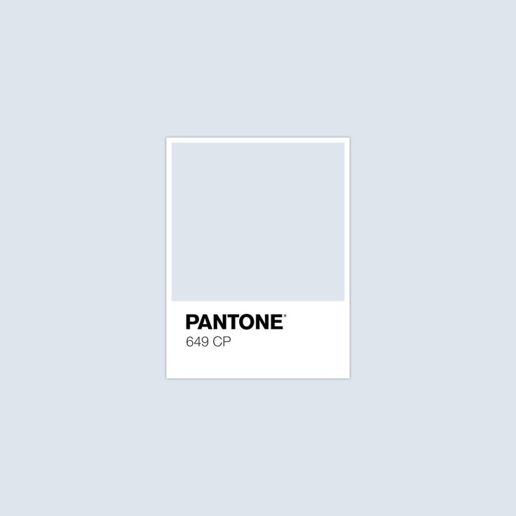 the pantone logo is shown in black on a light blue background with white border