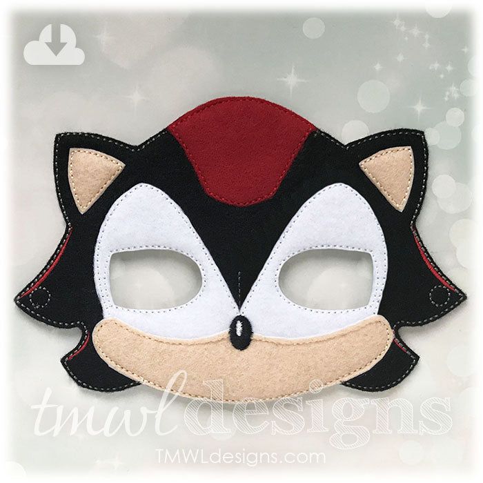 This design is perfect for your collection of character, fantasy, or animal mask designs. Masks are great costume accessories, perfect for dress up, Halloween and more! YOU NEED A 5X7" OR LARGER HOOP TO MAKE THIS DESIGN! DIGITAL DESIGNS - WHAT YOU GET:Black Hedgehog Mask SIZE:6.91 x 4.67 inches - 5047 stitchesMATCHING DIGITAL DESIGNS:Blue Hedgehog MaskRed Hedgehog MaskYellow Fox MaskHedgehog Hero Mask Set DIGITAL DESIGN FILE TYPES:DSTEXPHUSJEFPESVP3XXX YOU MUST HAVE AN EMBROIDERY MACHINE FOR THE Novelty Cosplay Eye Mask, Novelty Mask For Costume Party And Cosplay Events, Novelty Masks For Costume Party And Cosplay Events, Novelty Costume Masks For Cosplay Events, Themed Costume Accessories Mask For Themed Events, Themed Masks For Cosplay Carnival, Themed Masquerade Mask For Halloween Cosplay, Themed Masquerade Mask For Carnival, Themed Carnival Masks