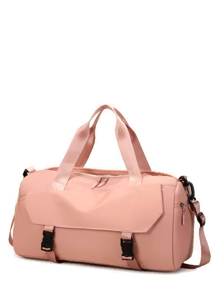 Olivia Mark - Minimalist Large Capacity Duffel Bag - Women Tote Bags Product Description Style Sporty Color Pink Quantity 1 piece Strap Type Adjustable Strap Type Double Handle Pattern Type Plain Bag Size Large Type Duffel Bag Material Nylon Composition 100% Nylon Size Chart INCH CM Size Bag Width Bag Height Bag Length Strap Length one-size 7.9 9.8 18.5 47.2 Size Bag Width Bag Height Bag Length Strap Length one-size 20 25 47 120 Similar Products h2 { text-align: center; } .red-box { width: 100%; Mens Gym Bag, Mens Gym, Womens Tote, Bag Women, Duffel Bag, Olivia Mark, Pink Bag, Travel Bags, Size 20