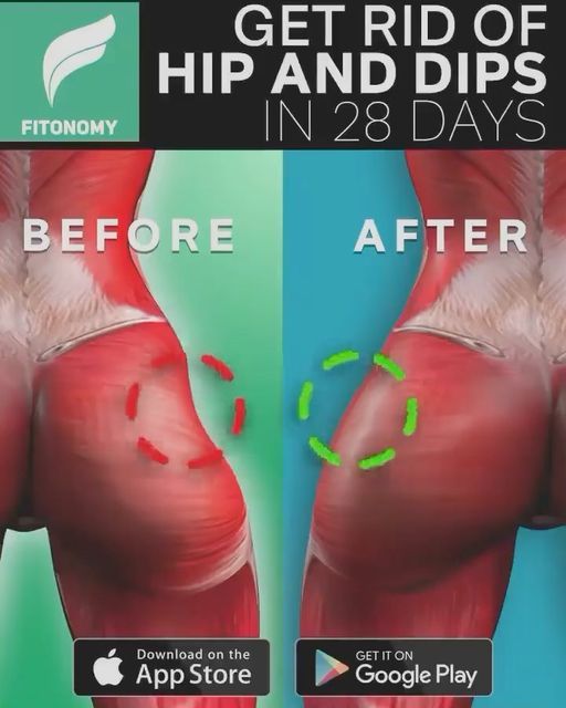 the before and after image shows how hip pads work