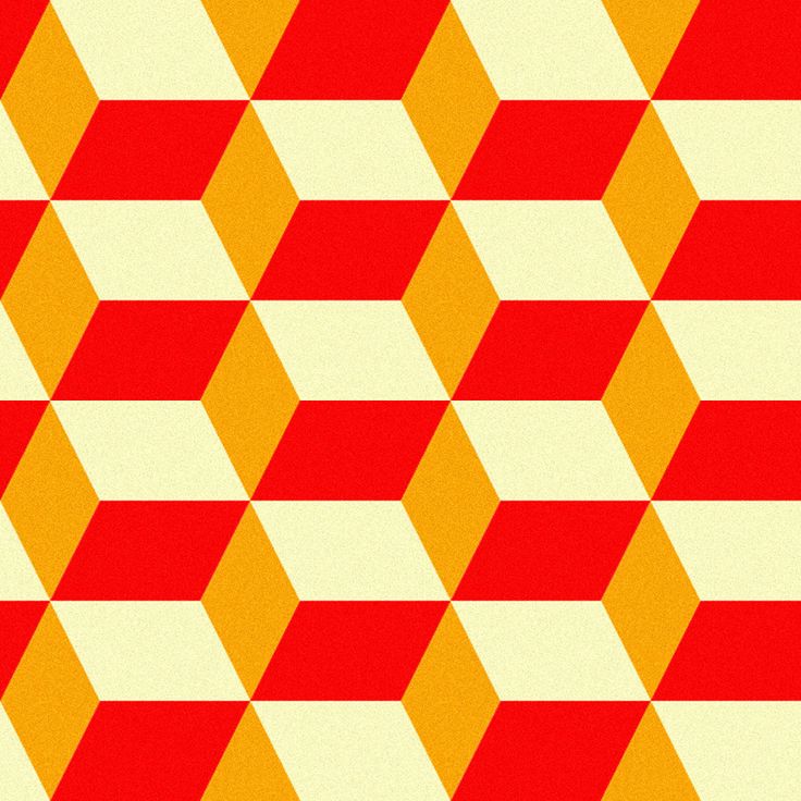 an orange and red checkerboard pattern is shown in full color, it appears to be very unusual