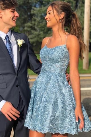 School Event Dress, Homecoming Dress Short, Homecoming Dresses Lace, Dresses Short Prom, Cute Homecoming Dresses, Gaun Fashion, Back To School Party, Hoco Dress, Gareth Pugh