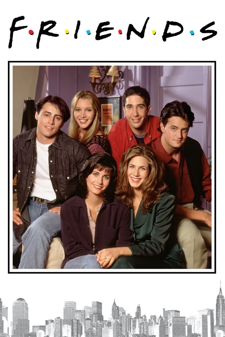 friends tv show poster with the cast