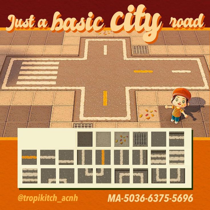 an advertisement for a game called just a basic city road with a person standing in the middle