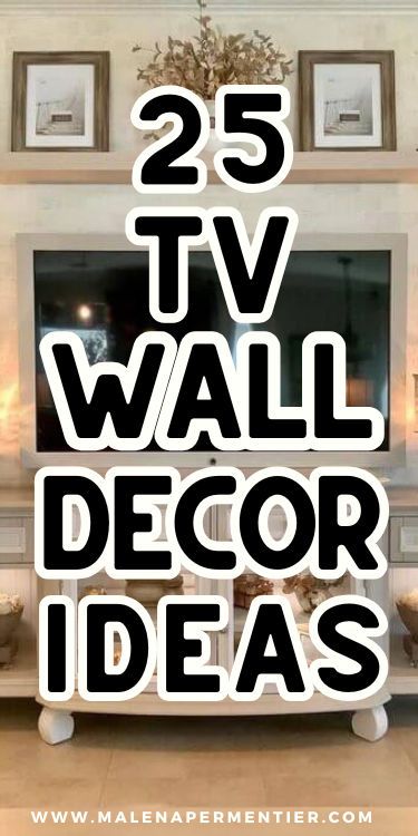 tv wall decorating ideas