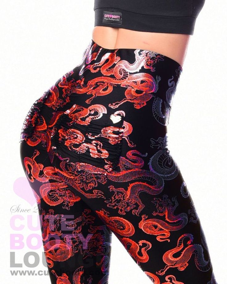 Hidden Dragon (Elevated Cute Booty) Xxs / Red Leggings - Elevated Dragon Fabric, Hidden Dragon, Lounge Logo, Cleaning Pet Hair, Metallic Leggings, Custom Leggings, Blue Dragon, Red Dragon, Pocket Leggings