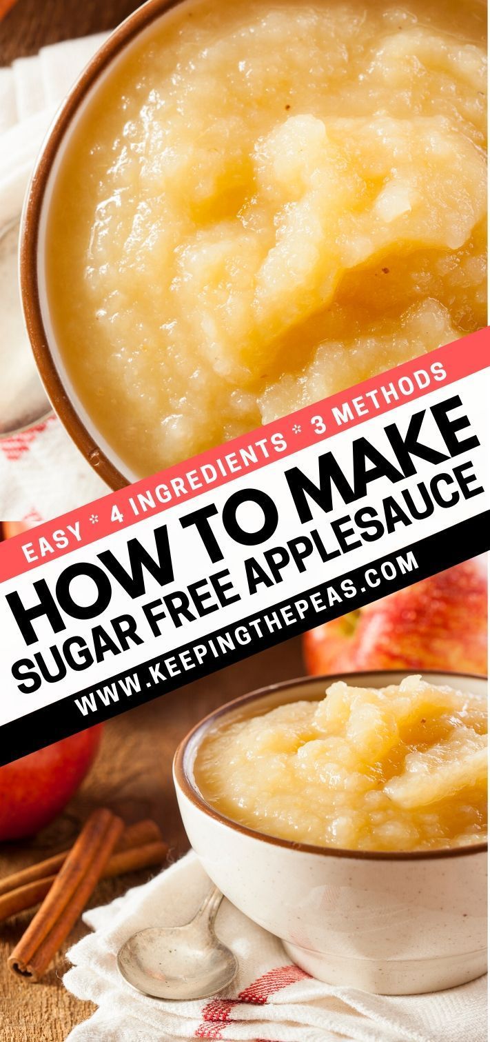 how to make sugar free applesauce with ketchup on the side in a bowl