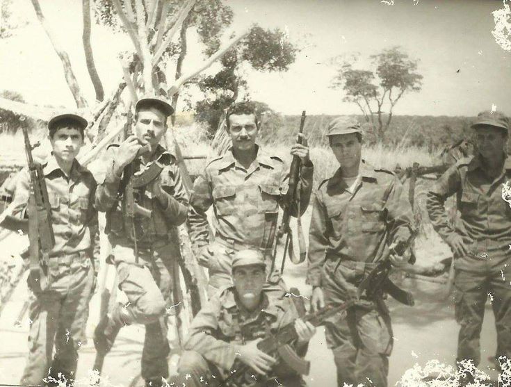 A Cuban Army Unit in Angola. Precise location and date unknown. Cuban Army, Military Equipment, Southern Africa, Modern Warfare, South African, Old And New, Cuba, Location History, South Africa