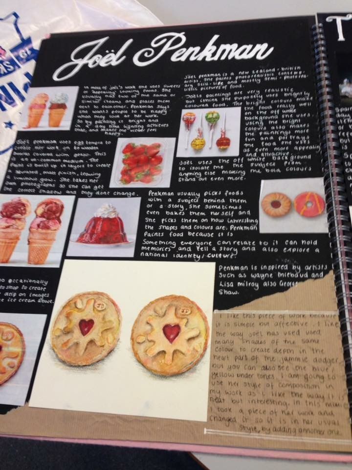 an open recipe book with pictures of pies and desserts on the pages in it