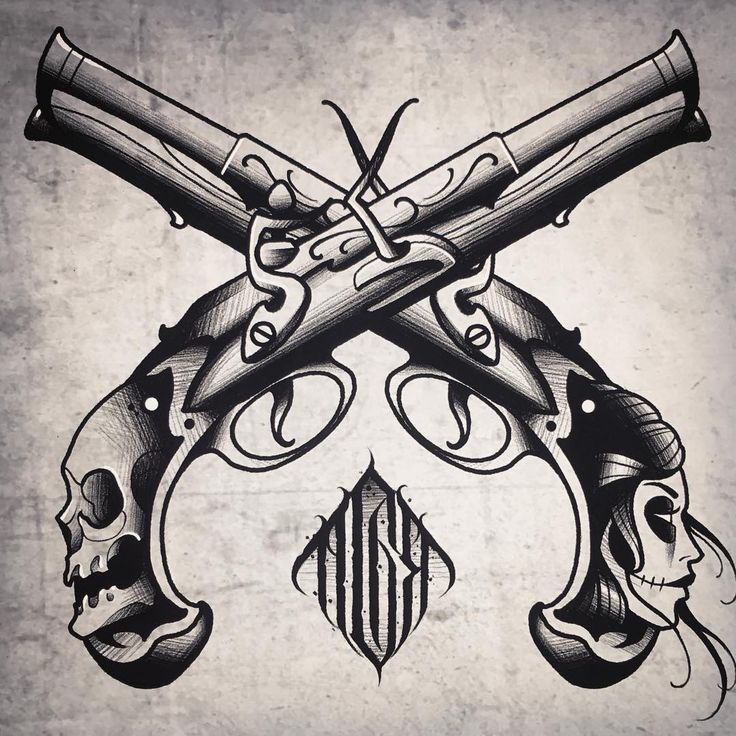 blow a kiss fire a gun 八月歡迎討論預約 . . . . . #musket #musketeers #tattoo#tattoos #skull #skulltattoo #lovers #dayofthedead #dayofthedeadtattoo #gun #guns #guntattoo #traditional #traditionaltattoo #neotrad #neotradsub #neotraditional #neotraditionaltattoo #neotradtattoo #ink #blackink #blacktattoo #showhand #showhandink Revolver Tattoo, Pirate Skull Tattoos, Pirate Tattoo, Kunst Tattoos, Tattoo Old School, Appendix Carry, Pirate Art, Geniale Tattoos, Old School Tattoo Designs