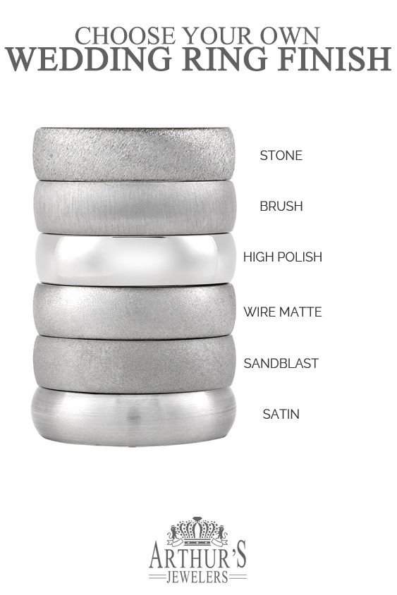 an advertisement for wedding rings with the words choose your own wedding ring finish