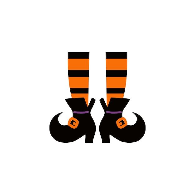 two legs with striped socks and black stockings, one has orange stripes on the bottom