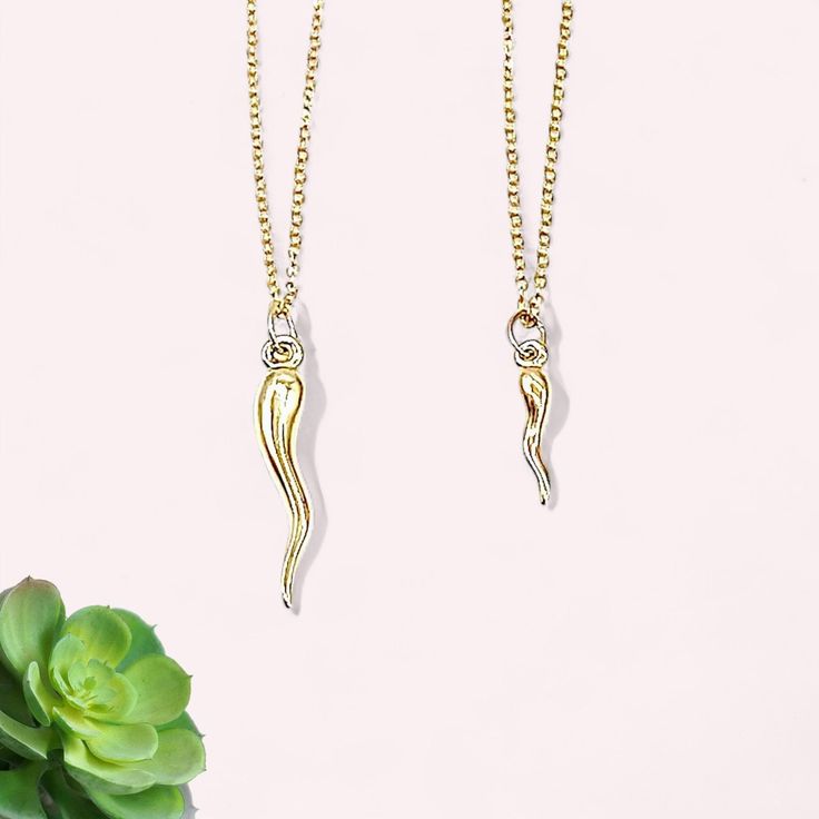 14K GOLD FILLED NECKLACE | Embrace the tradition and elegance of Italian culture with this exquisite 14K gold-filled Italian horn necklace, a symbol of good fortune, protection, and timeless beauty. The pendant features the iconic Italian horn design, expertly shaped and crafted with high-quality 14K gold-filled material. The gold-filled technique involves bonding a thick layer of 14K gold to a base metal, resulting in a durable and long-lasting piece with the appearance and elegance of solid go Symbolic Necklace For Her, Symbolic Necklace As A Gift For Her, Symbolic Sterling Silver Necklace With Delicate Chain, Symbolic Jewelry Gift With Delicate Chain, Symbolic Jewelry With Delicate Chain For Gift, Symbolic Jewelry As A Gift With Delicate Chain, Symbolic Pendant Necklace For Mother's Day, Symbolic Necklace With Delicate Chain As Gift, Cornicello Necklace