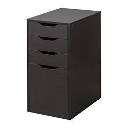 an office file cabinet with three drawers