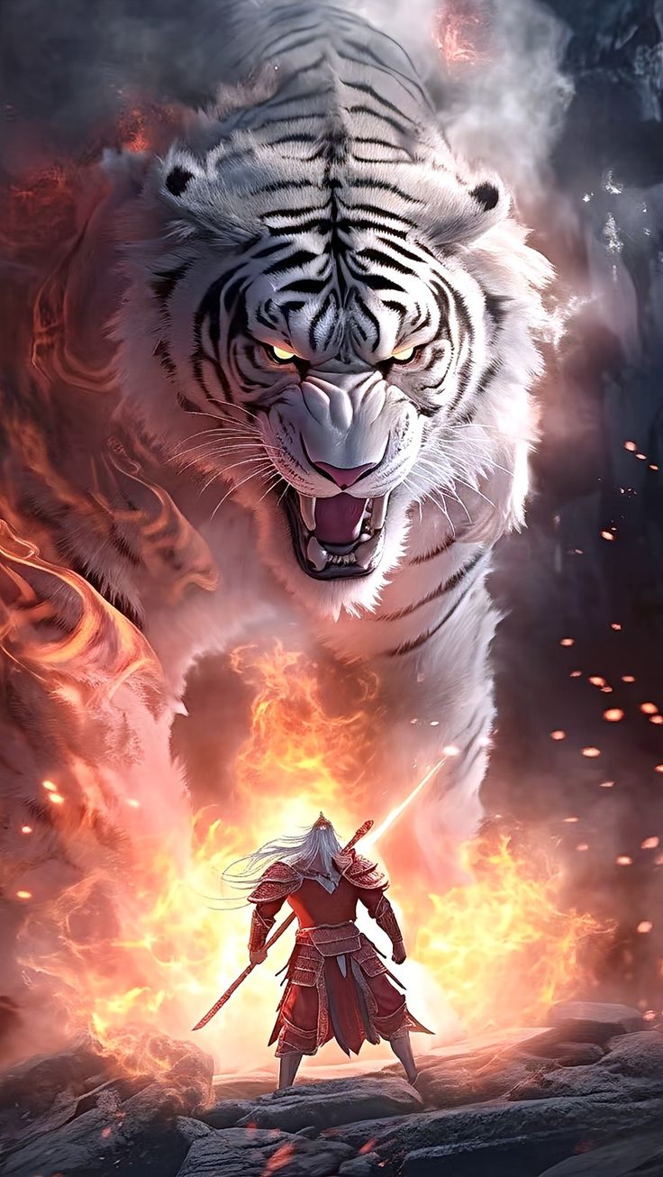 Tiger Spirit Animal, Lion Live Wallpaper, Wild Animal Wallpaper, Tiger Artwork, Lion Artwork, Eagle Wallpaper, Lions Photos, Art For Beginners, Tiger Pictures