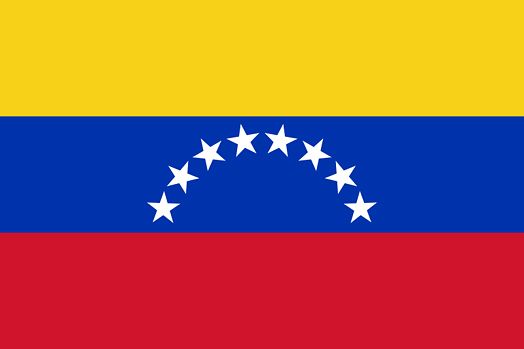 the flag of venezuela with five stars on it