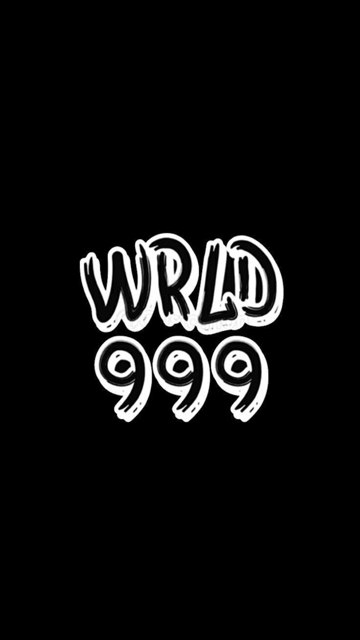 the words vrrd 999 written in white on a black background