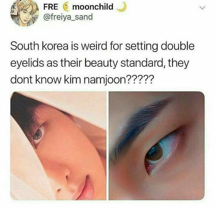 two different pictures of the same woman's eyes and one with blue eyeliners