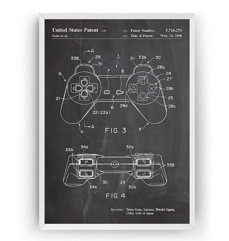 a drawing of a video game controller on a chalkboard with the words,'i used