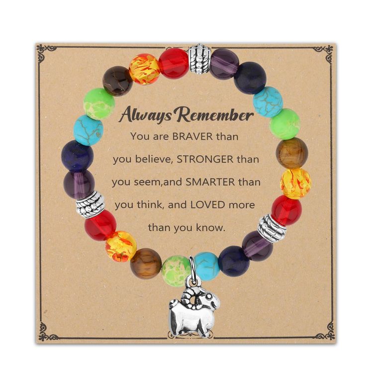 a bracelet with an elephant on it that says always remember you are braver than you believe