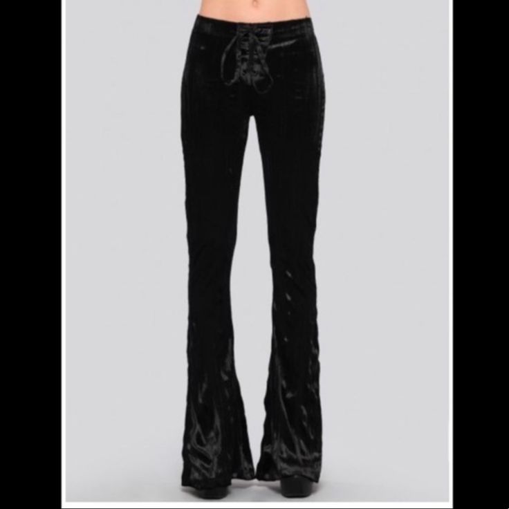 Reposhing This Item I Purchased From @Juliannafritz. Loved It, But Ready To Rotate For Something New. Questions? Leave A Comment Below! Velvet Bell Bottoms, Velvet Flares, Lip Service, Bell Bottoms, Black Velvet, Something New, Fashion Inspo Outfits, Pant Jumpsuit, Fashion Inspo