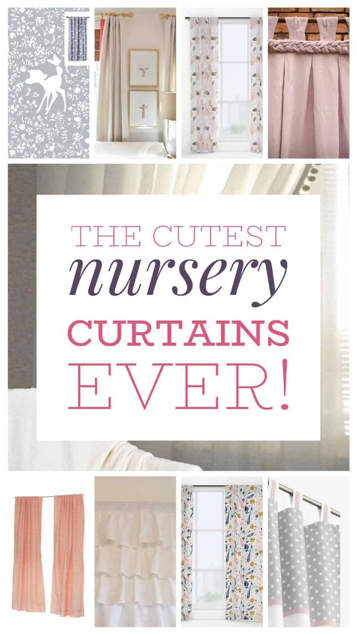 the cutest nursery curtains ever is featured in this post - it - yourself guide