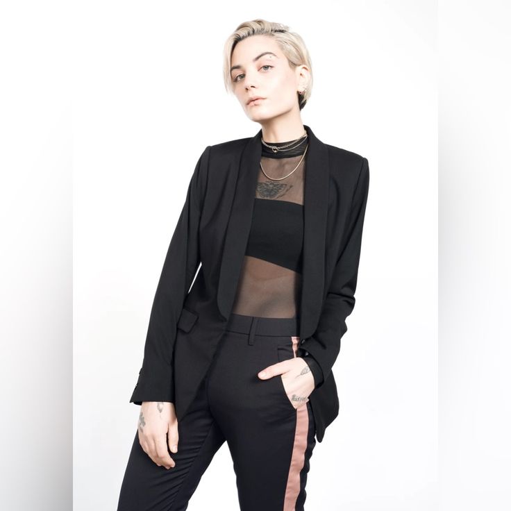 New With Tags! Perfect Essential Blazer To Add To Your Collection, Women’s Size Xxl. Black Tux, Carbon Neutral, Prom Outfits, Guest Outfit, Drawstring Pants, Blazers For Women, Women's Blazer, Jackets & Coats, Womens Sizes