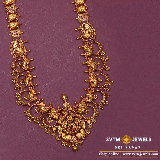 Madona Bridal Set - Bridal Collection - Gold 22k Gold Long Necklace, Long Chain Necklace Gold Indian Antiques, Long Gold Necklace Indian Bridal Jewelry Sets, Antique Gold Jewelry Indian Haram, Jewelry Patterns Gold Necklace Long, Gold Bridal Necklace Indian, Gold Necklace Indian Bridal Jewelry Long, Long Necklace Gold Indian Jewelry Sets, Gold Long Set Design