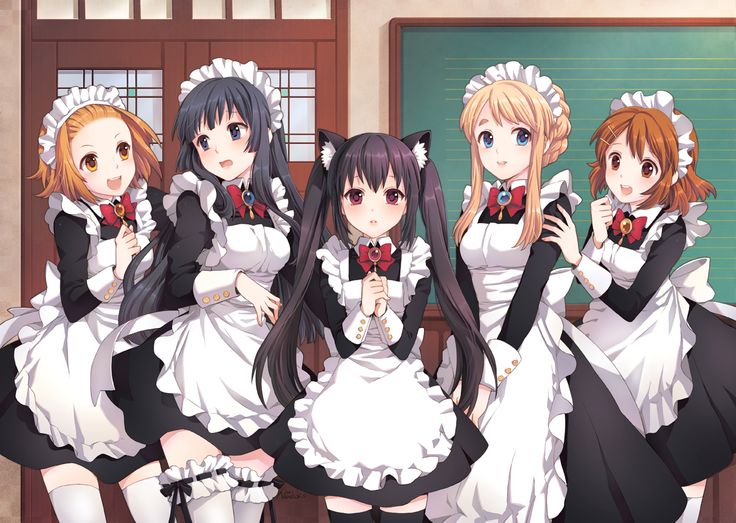 maid en anime Maid Outfit Anime, Top 5 Anime, Maid Cafe, Tamako Love Story, Anime Rules, Shojo Anime, Kyoto Animation, K On, Anime Maid