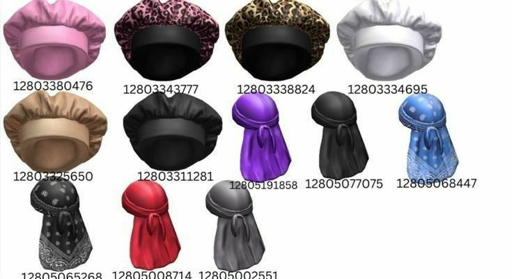 many different types of hats and scarves