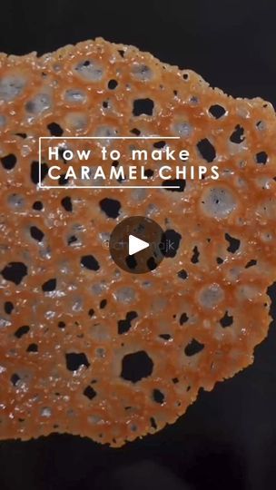 how to make caramel chips with the text, how to make caramel chips