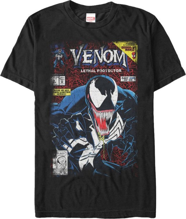 Venom Lethal Protector, Lethal Protector, Venom Shirt, Venom T Shirt, Turn The Page, Marvel Clothes, Marvel Venom, Sharp Teeth, Man Thing Marvel