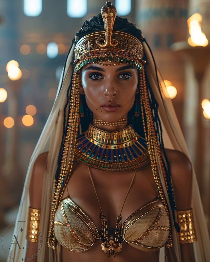 Egyptian Goddess Cosplay, Egyptian Photoshoot, Cleopatra Outfit, Egyptian Goddess Costume, Egyptian Outfit, Cleopatra Halloween Costume, Egyptian Hairstyles, Egyptian Halloween, Cleopatra Halloween