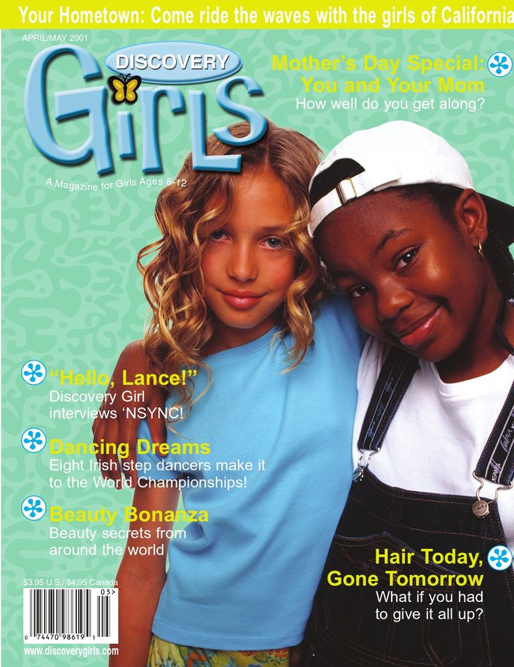 Apr/May 2001 Discovery Girls featuring our readers from California Teen Magazines, Girls Magazine, Teen Magazine, Mothers Day Special, World Championship, Teen Girls, Magazine Cover, Elementary Schools, Art Wallpaper